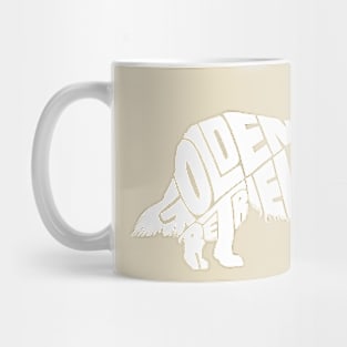 Golden retriever white Mug